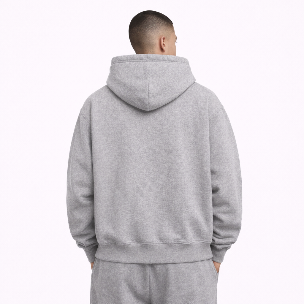 Club Essential Hoodie - Grey/White