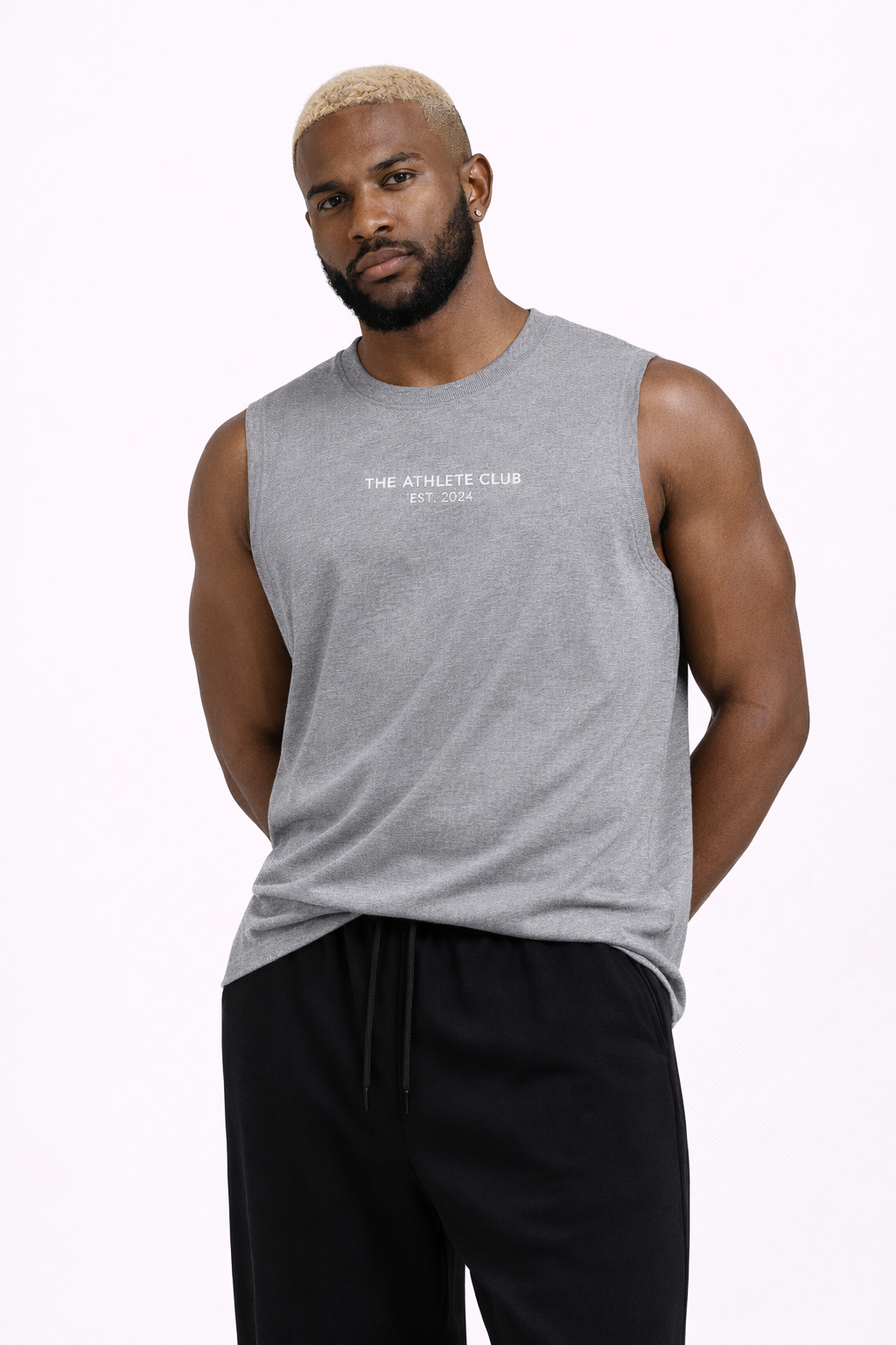 Club Essential Tanktop - Grey/White