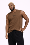 Club Essential Tanktop - Brown/Black