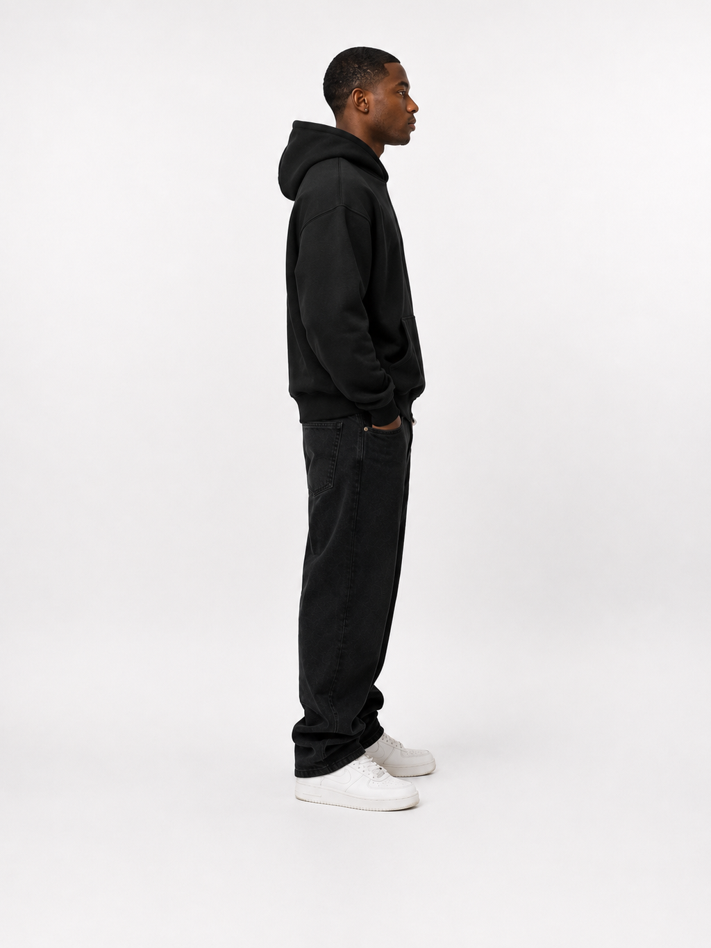 ØNLY Basics Hoodie - Black