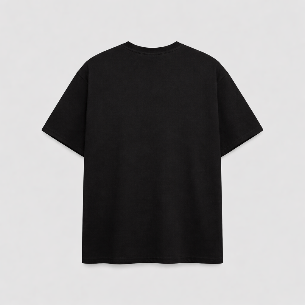 Club Essential Box Tee - Black/White