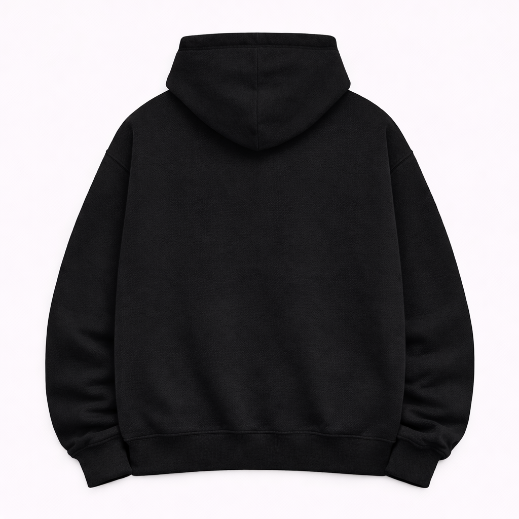 Club Essential Hoodie - Black/White