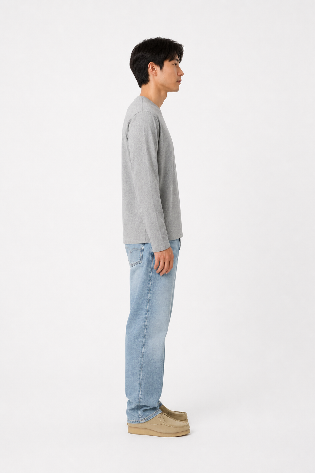 ØNLY Basics Longsleeve Tee - Grey