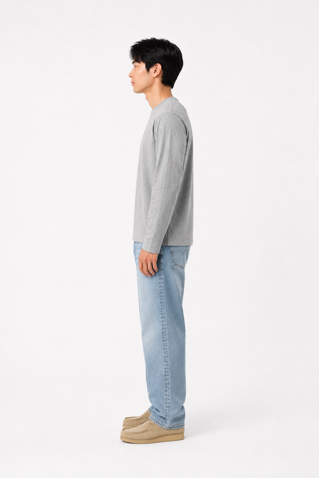 ØNLY Basics Longsleeve Tee - Grey