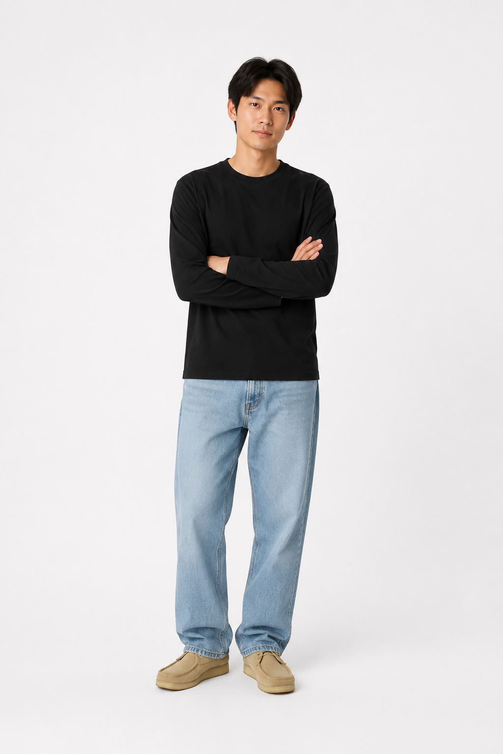 ØNLY Basics Longsleeve Tee - Black
