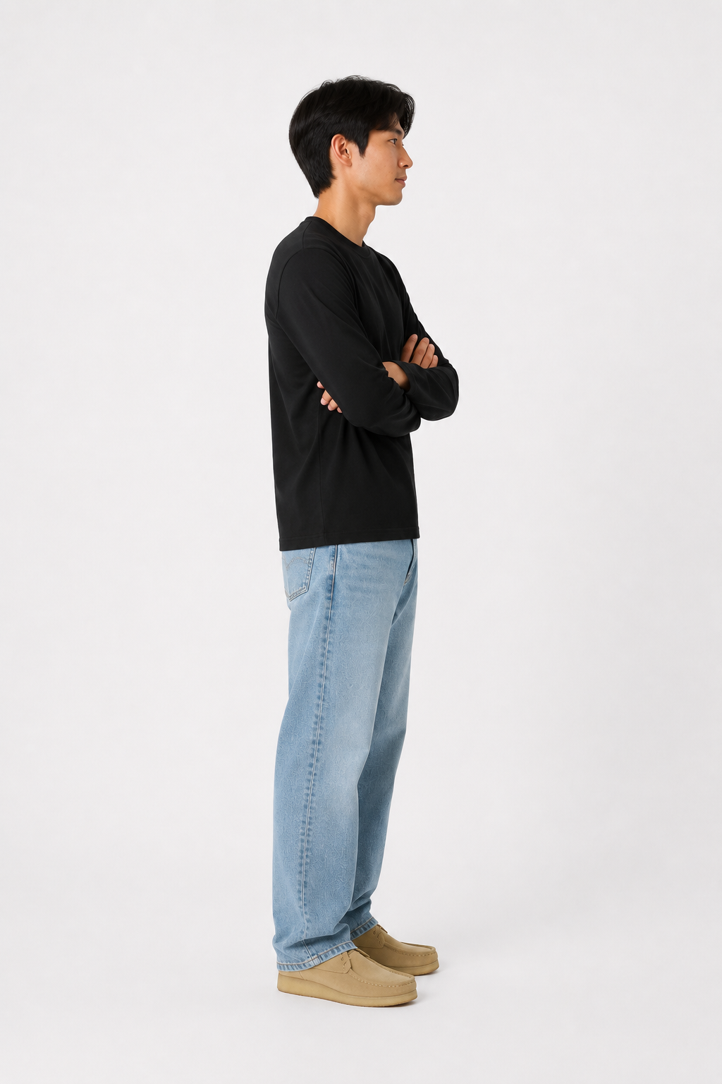 ØNLY Basics Longsleeve Tee - Black
