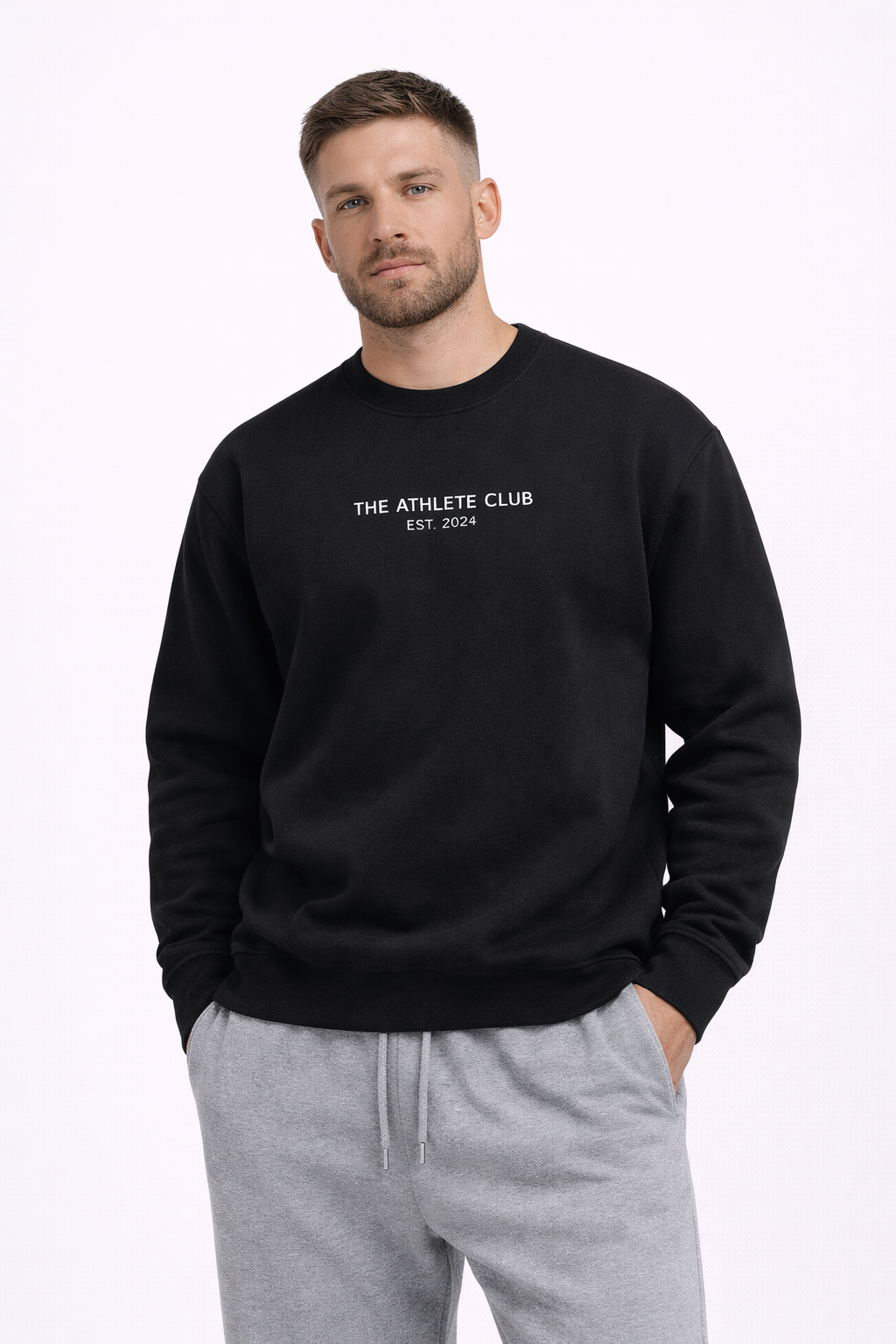 Club Essential Sweatshirt - Black/White