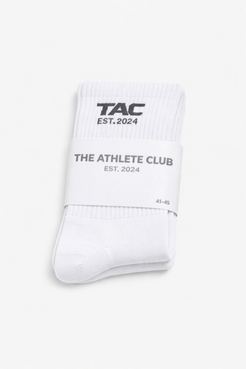 3-Pack: Club Essential Socks - White/Black