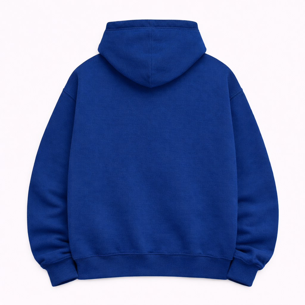 Club Essential Hoodie - Deep Blue/White