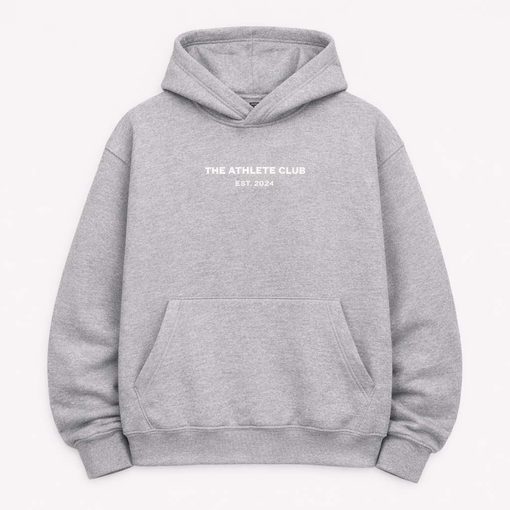 Club Essential Hoodie - Grey/White