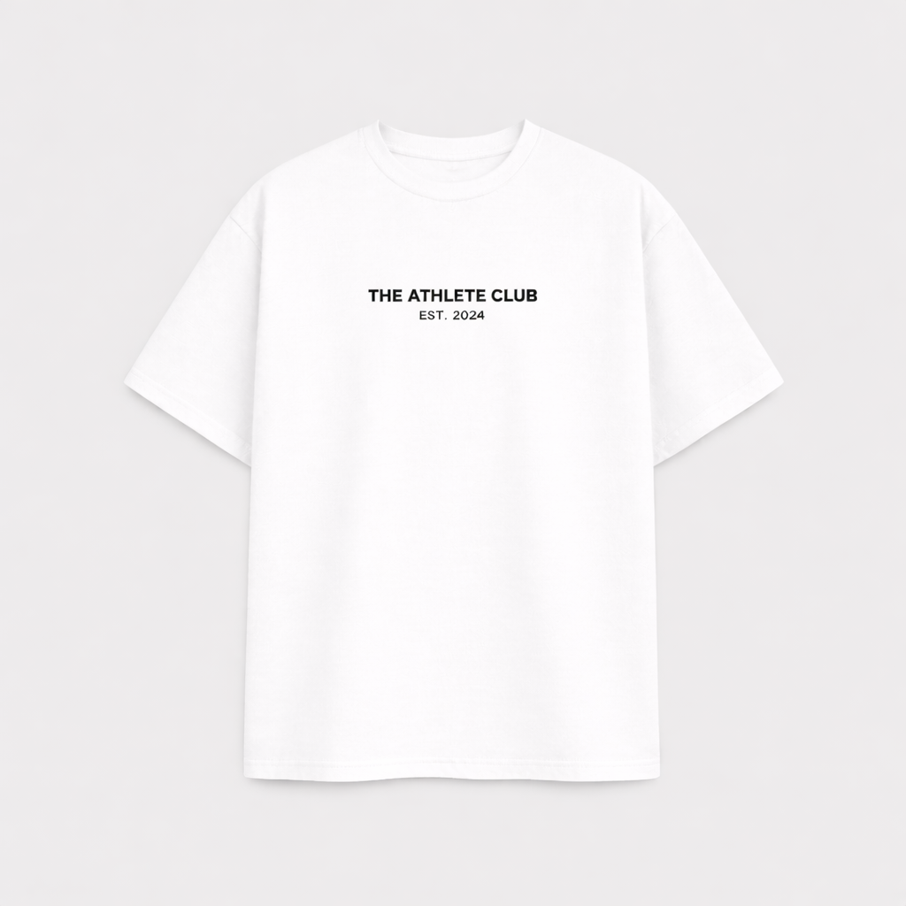 Club Essential Box Tee - White/Black